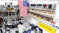 Bandara John F. Kennedy di New York, Amerika Serikat. (AFP)