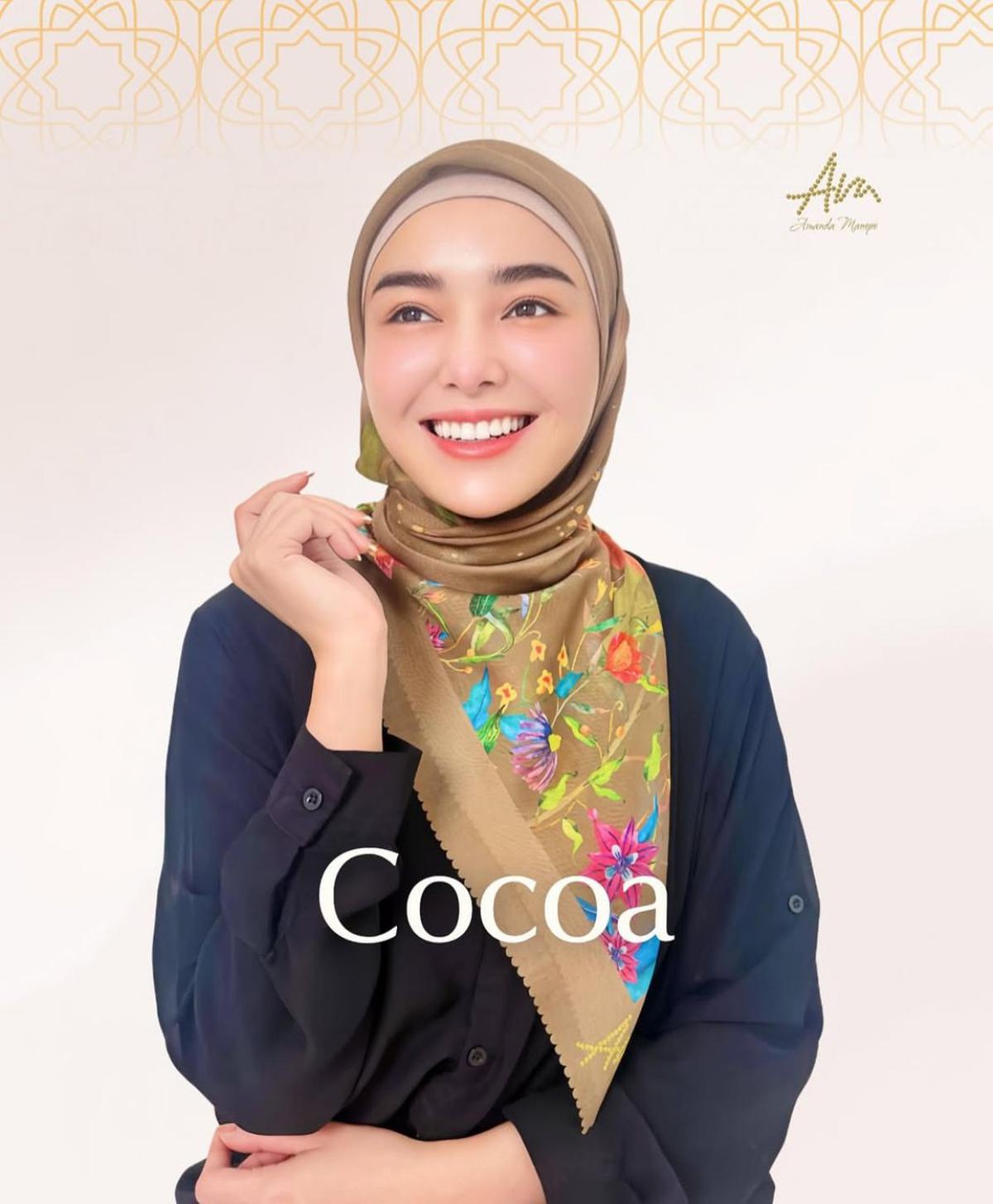 6 Potret Amanda Manopo Jadi Model Hijab untuk Bisnis Barunya, Tampil Cantik dan Elegan