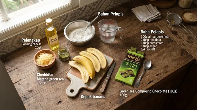 Resep Pisang Coklat Green Tea Renyah yang Bikin Nagih