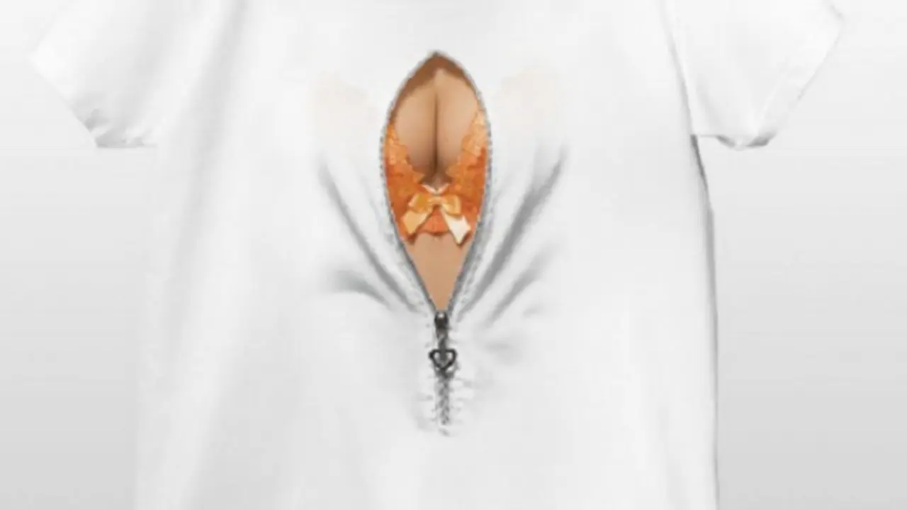 Kaos Ini Bisa Membuat Payudara Tampak Seksi