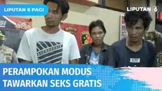 Aksi perampokan dengan modus seks gratis dilancarkan seorang wanita dengan dua teman prianya di Palembang. Pelaku bernama Putri mengiming-imingi seks gratis. Setelah korban tertarik dan bertemu, korban justru dirampok bersama dengan teman pria Putri.