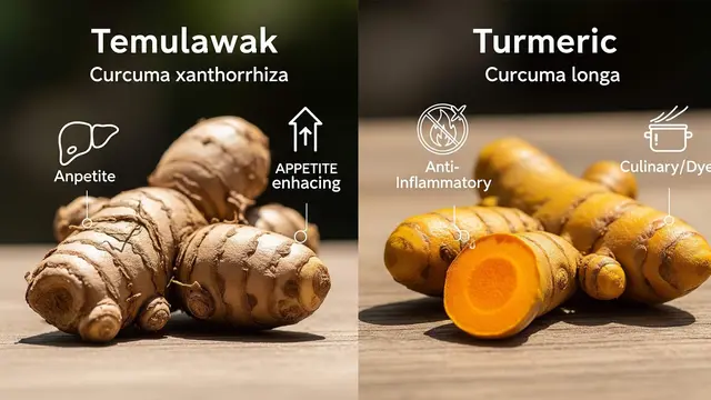 perbedaan temulawak dan kunyit