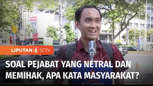 VIDEO: Komen Yuk: Musim Pemilu, Pejabat Ada yang Netral dan Terang-terangan Memihak