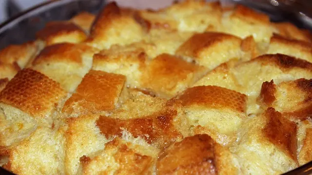 puding roti tawar