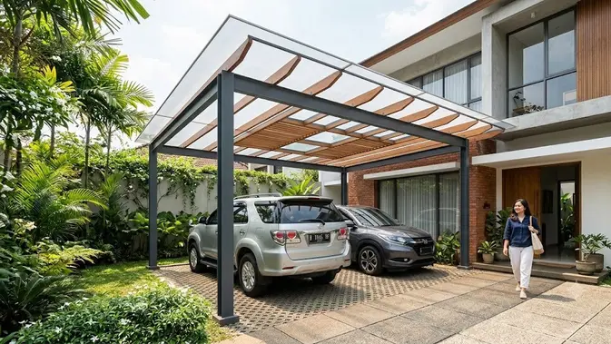 Carport Auto Terang Tanpa Banyak Lampu? Bisa Banget!