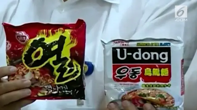 Badan Pengawas Obat dan Makanan (BPOM) menyatakan, beberapa produk mi instan asal Korea terbukti mengandung minyak babi.