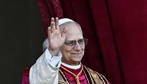 Robert Francis Prevost memilih Leo XIV sebagai nama kepausan. (Gabriel BOUYS/AFP)