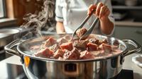 cara merebus daging sapi biar cepat empuk (Image by AI)