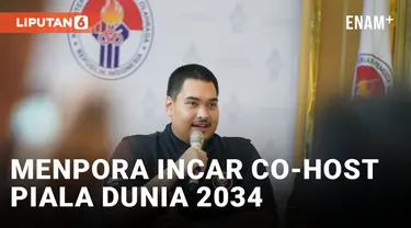 Incar Posisi Tuan Rumah Piala Dunia 2034, Menpora: Minimal Jadi Co-host