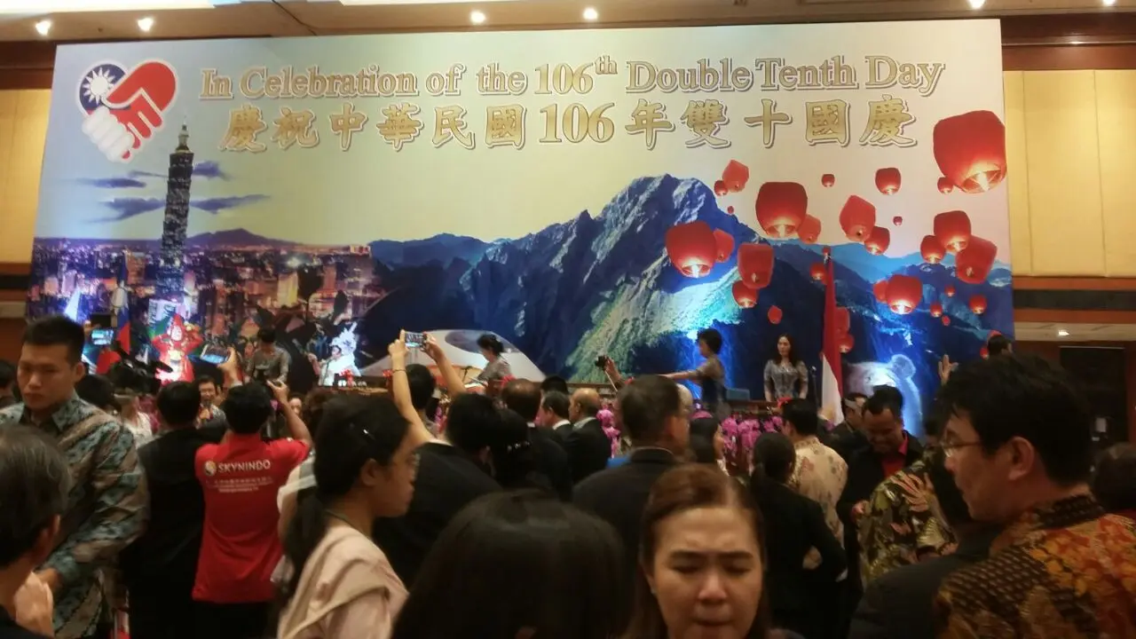 Perayaan Hari Nasional ROC Taiwan ke-106 di Jakarta yang digelar oleh TETO. (Liputan6.com/Tanti Yulianingsih)