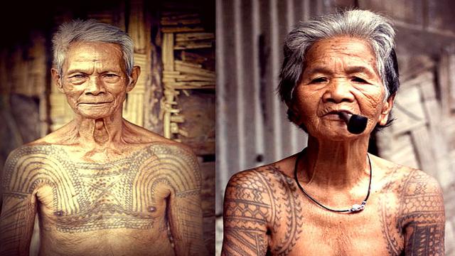 15 Fakta Keindahan Tato  Suku Dayak  yang Memukau Citizen6 