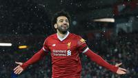 Andai hengkang dari Liverpool, harga jual Mohamed Salah diyakini layak berada di wilayah harga 150 juta poundsterling (Rp 2,9 triliun) (AFP/Lindsey Parnaby)