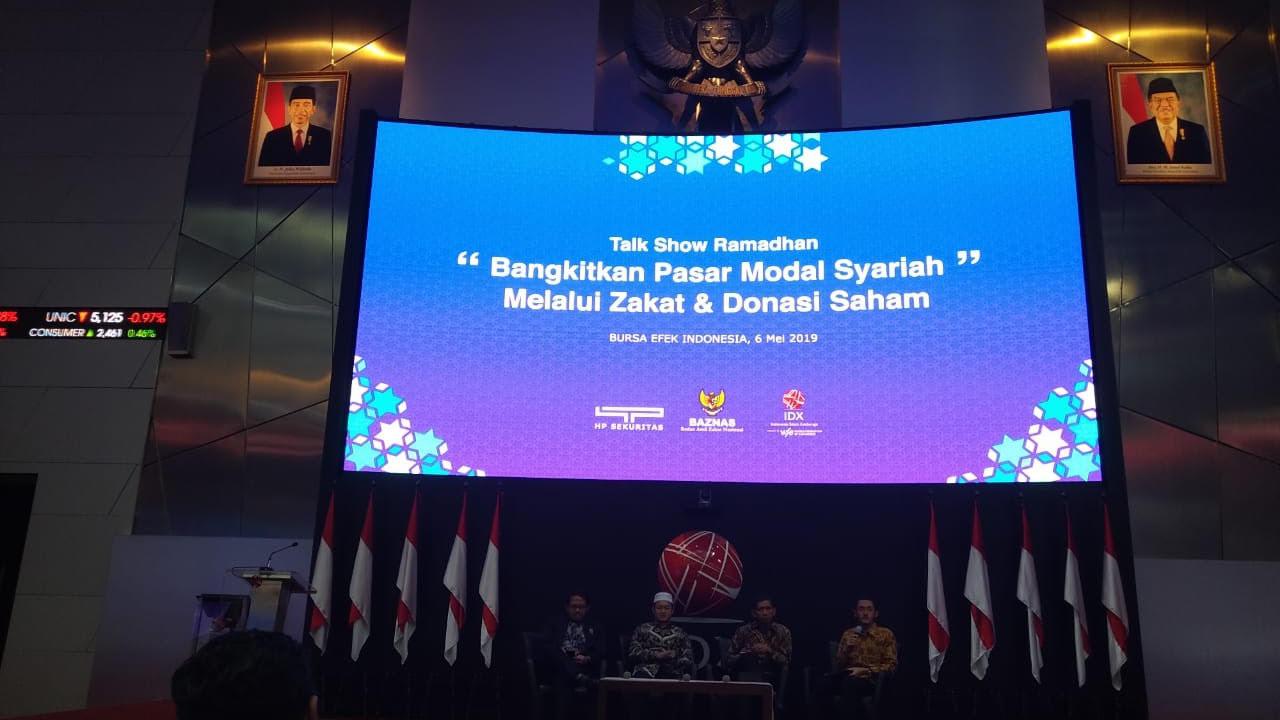 Baznas Gandeng Perusahaan Sekuritas terkait layanan zakat. Liputan6.com/Ayu Lestari