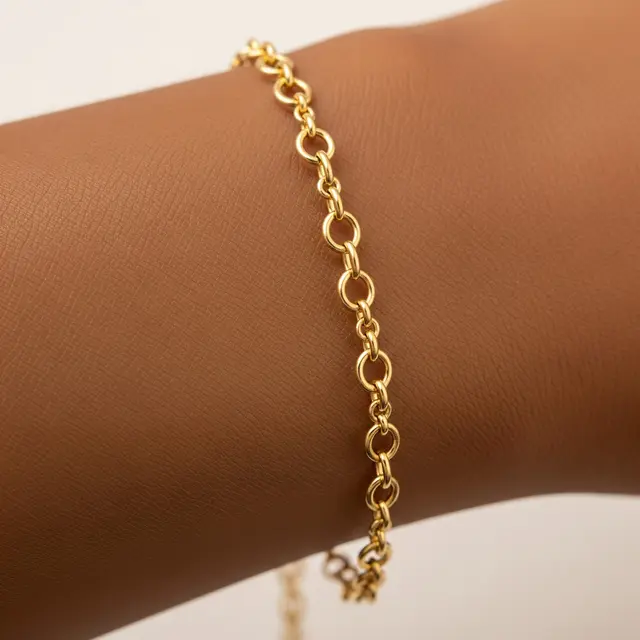 Gelang Emas 4 Gram Tipis Cocok untuk Kulit Sawo Matang
