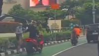 WNA Dijambret di Bundaran HI, Korban Sampai Tersungkur