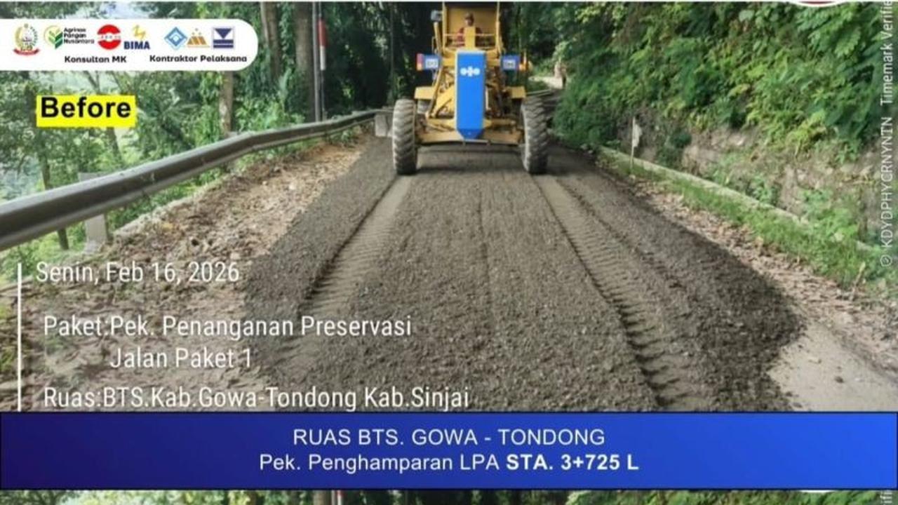 Pemerintah Genjot Proyek Jalan Sulsel, 14 Ruas Dikebut untuk Konektivitas