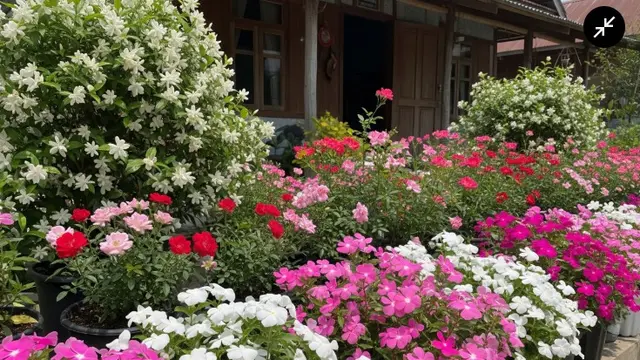 Inspirasi Taman Mini Depan Rumah Desa yang Bikin Rumah Sederhana Jadi Lebih Cantik (Image by Gemini AI)