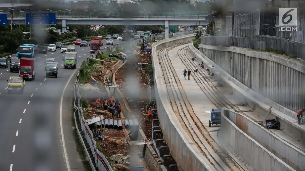 kereta ringan LRT atau Light Rail Transit