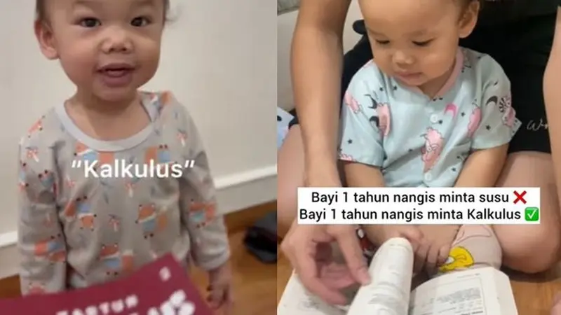 5 Video Viral Kenkulus Belajar Kalkulus, Bayi Cerdas yang Disebut Reinkarnasi Einstein