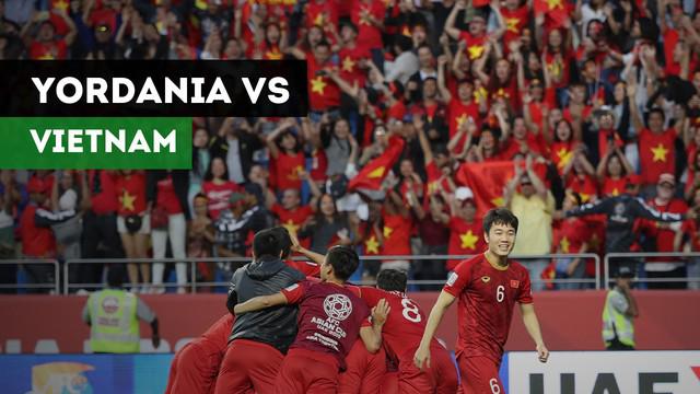 Berita video highlights 16 besar Piala Asia 2019 antara Yordania menghadapi Vietnam yang berakhir dengan skor 1-1. Vietnam melaju ke babak perempat final usai menang adu penalti 4-2.