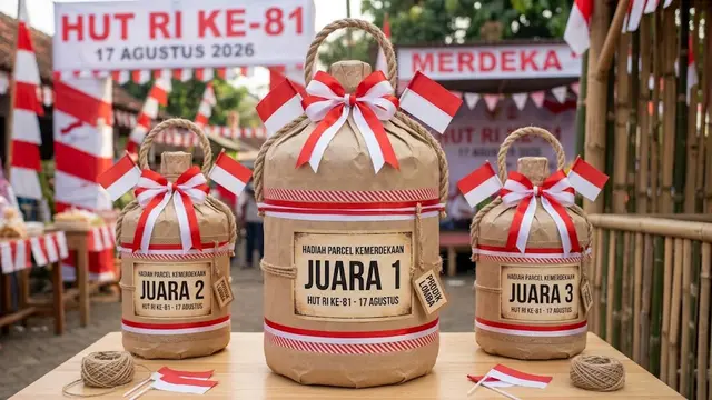 Ide bungkus hadiah Kemerdekaan 17 Agustus 1945 HUT RI ke-81