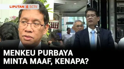 VIDEO: Menkeu Purbaya Minta Maaf Sebut Tuntutan 17+8, Suara Sebagian Kecil Rakyat?