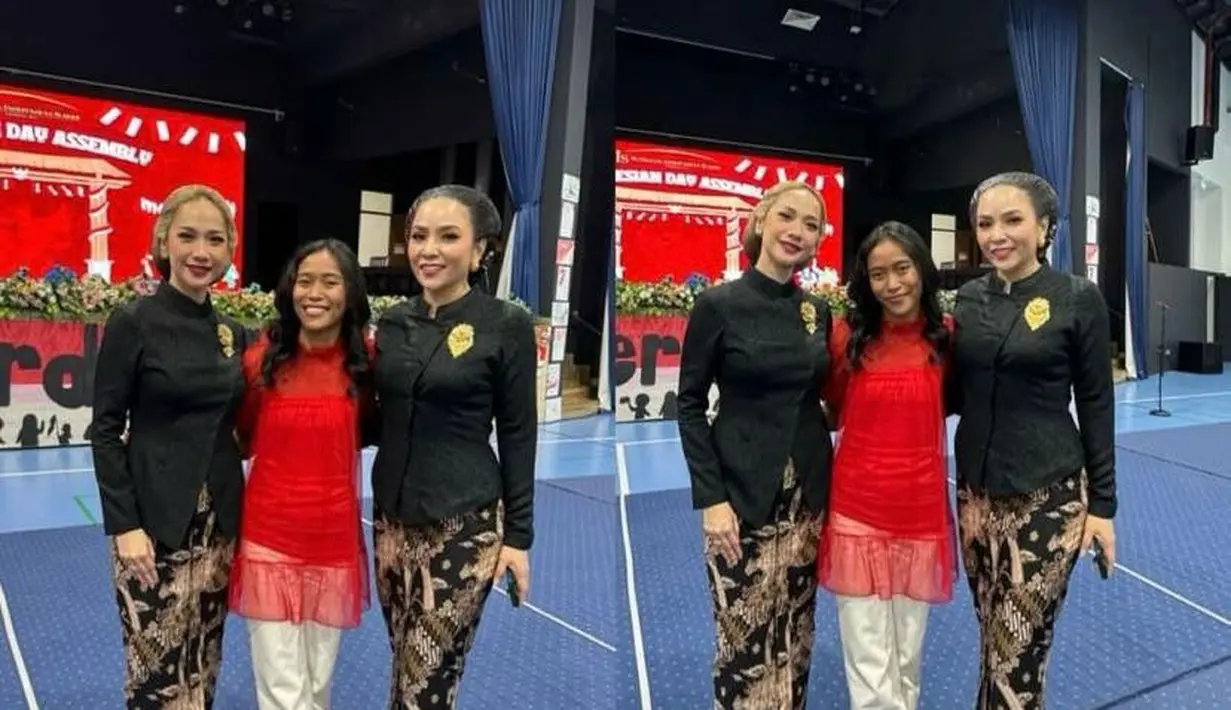 Tak sekedar hadir mendampingi sebagai orangtua, istri Tiko Aryawardhana ini juga mengisi acara. [@itsmebcl].