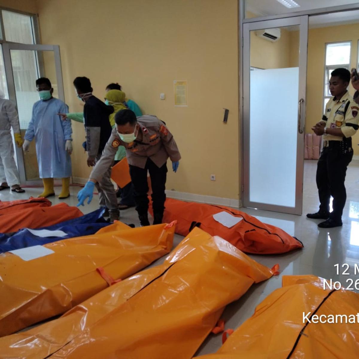 Kantong jenazah terkait ledakan di Garut