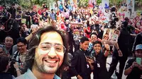 Mahabarata selfie (Foto: Shaheer Sheikh via Twitter)