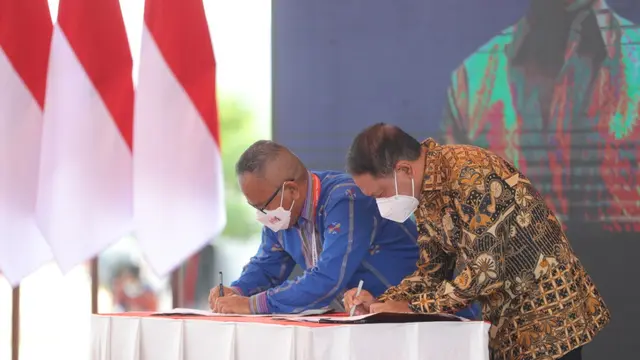 Momen Menpora Hadiri Langsung Hari Pers Nasional 2022 di Kendari