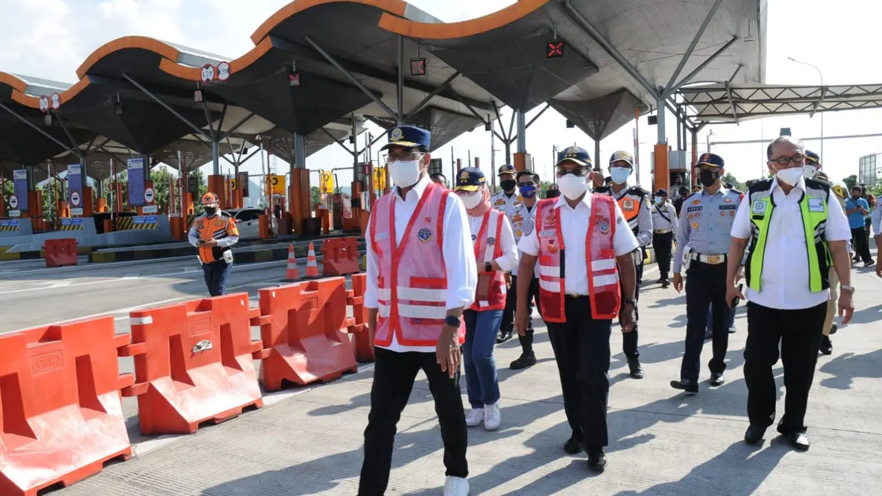 Menteri Perhubungan Budi Karya Sumadi berharap rekayasa lalu lintas kembali dilakukan pada arus balik. Tujuannya mengurai kepadatan pasca mudik lebaran. (Dok Kemenhub)