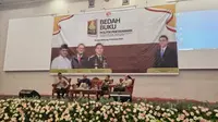 Dahnil Anzar Simanjuntak gelar bedah buku Politik Pertahanan Prabowo ingin meningkatkan literasi publik soal pertahanan-keamanan Indonesia pada Senin (9/10/23) di Pangkalpinang, Provinsi Kepulauan Bangka Belitung. (Istimewa)