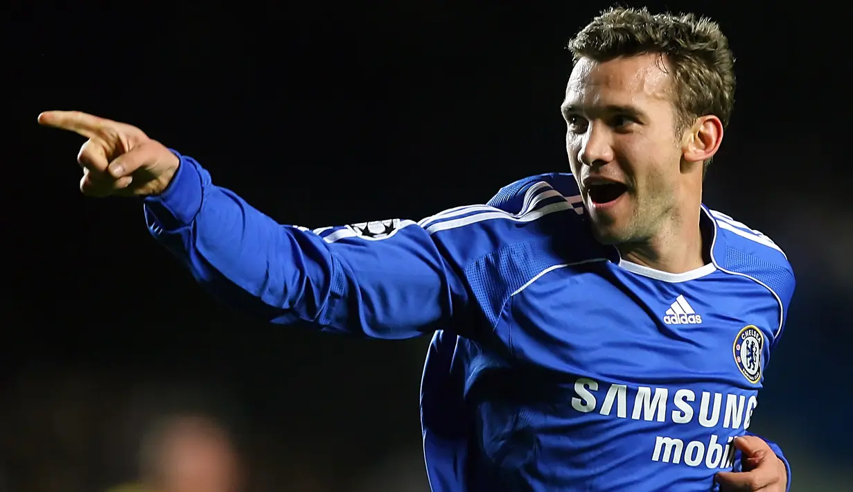 4. Andriy Shevchenko (2006-2007) - Dari AC Milan ke Chelsea dengan nilai transfer: 39,4 juta poundsterling. Nilai saat ini menurut data inflasi: 136,5 juta poundsterling. (AFP/Odd Andersen)