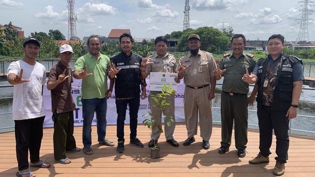 BRINS melakukan kegiatan CSR lingkungan yang bertepatan pada Hari Gerakan Tanam Satu Juta Pohon tanggal 10 Januari 2023 di Hutan Kota Pulo Gebang, Jakarta Timur (Istimewa)