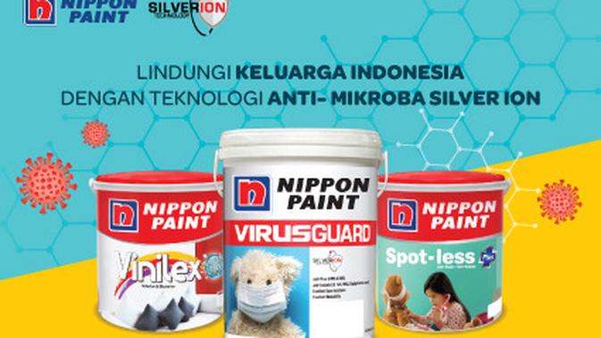 Nippon Paint sebagai salah satu produsen cat mengembangkan cat/pelapis dengan SILVER-ION sebagai anti-mikroba.