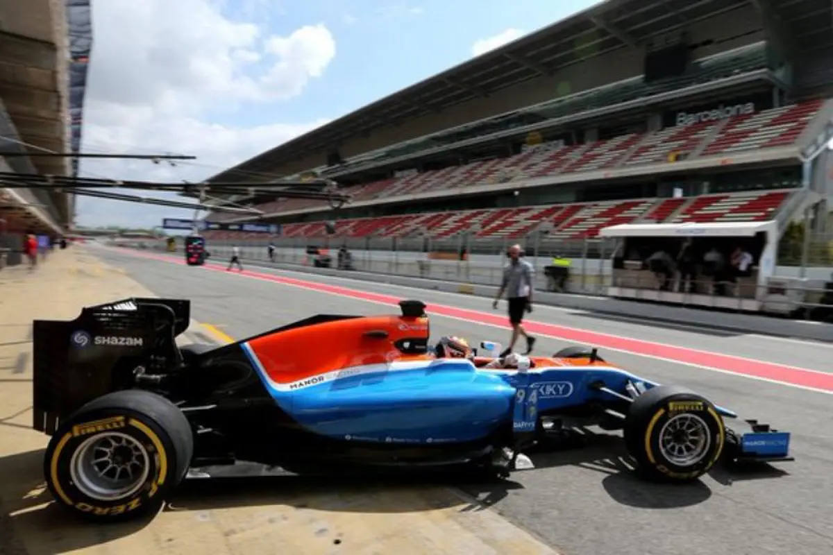 Pascal Wahrlein, rekan setim Rio Haryanto di tim F1 Manor Racing