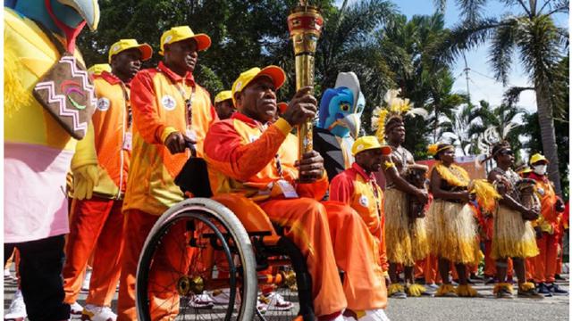 Kirab Obor Peparnas Papua 2021