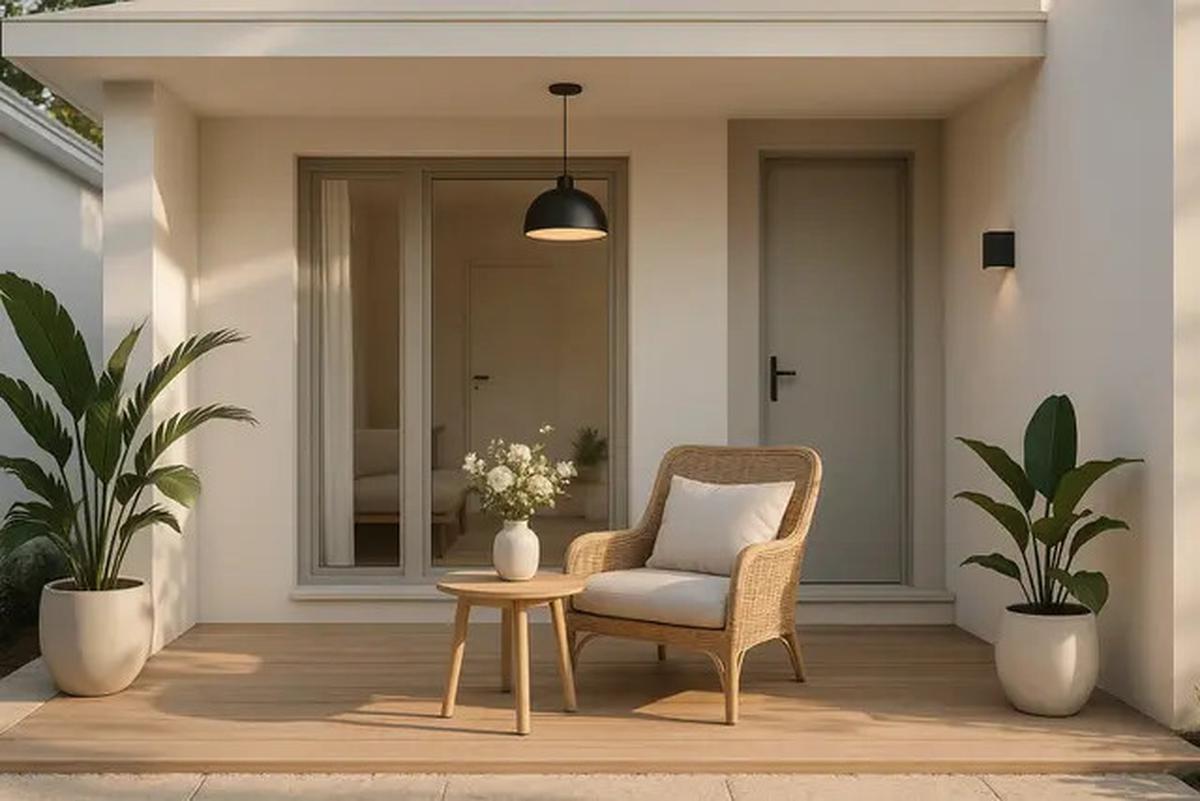 Teras Rumah Bisa Terlihat Luas, Harusnya Dominan Warna Apa?