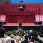 Calon Wakil Presiden nomor urut 02 Sandiaga Uno saat pidato kebangsaan di JCC, Jakarta, Senin (14/1) malam. Pidato kebangsaan mengusung Indonesia Menang dengan memaparkan visi misi lima tahun ke depan bila terpilih. (merdeka.com/Iqbal S Nugroho) 