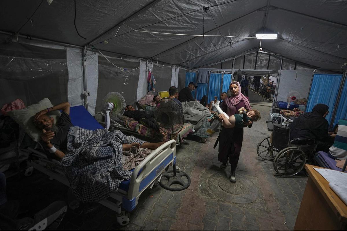 FOTO: Rumah Sakit Shifa yang Hancur,  Dari Simbol Harapan Jadi Saksi Derita Gaza