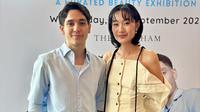 Wajah Beautysity 2025 Ayu Gani dan Fadi Alaydrus saat jumpa pers di Jakarta, 17 September 2025. (Liputan6.com/Asnida Riani)