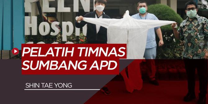 VIDEO: Pelatih Timnas Indonesia, Shin Tae-yong Sumbang APD Untuk Lawan Virus Corona COVID-19