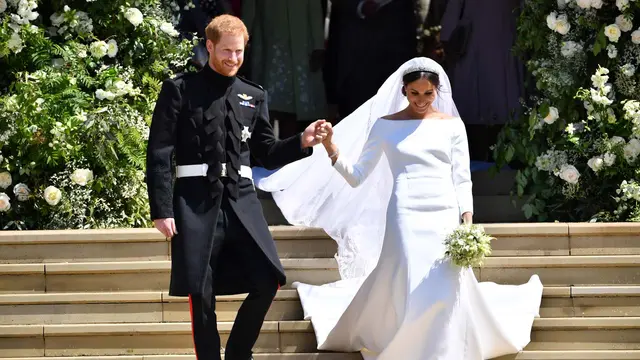 [Fimela] Potret Pernikahan Pangeran Harry dan Meghan Markle