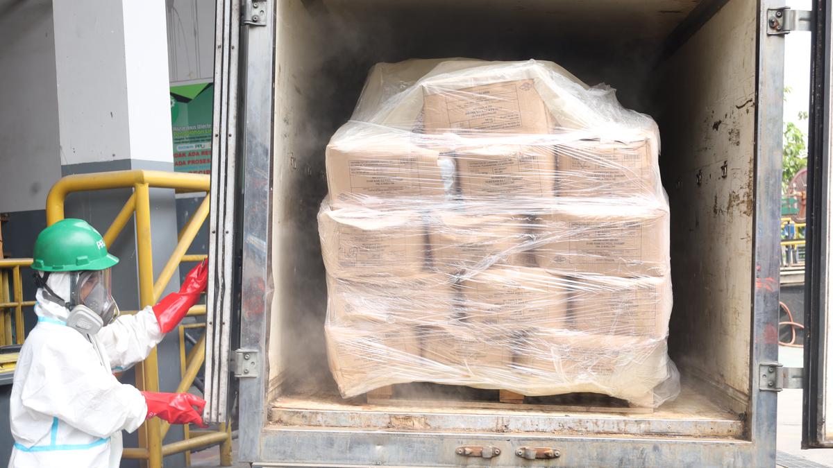 Indonesia Musnahkan 494 Kotak Karton Udang Tercemar Cs-137, Beratnya Capai 5,7 Ton