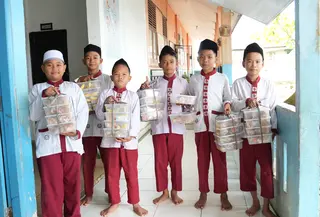 Program Makan Bergizi Gratis (MBG) membawa manfaat nyata bagi siswa-siswi di SD 152 Palembang.