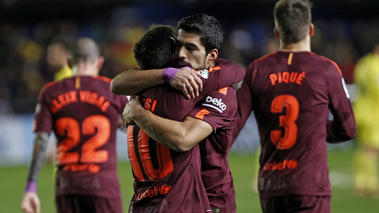 Luis Suarez, Lionel Messi, Barcelona