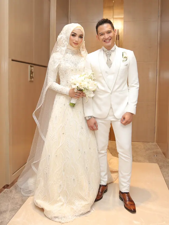 8 Inspirasi Gaun Pernikahan Muslimah ala Artis, dari Ria Ricis, Lesti Kejora hingga Cut Meyriska