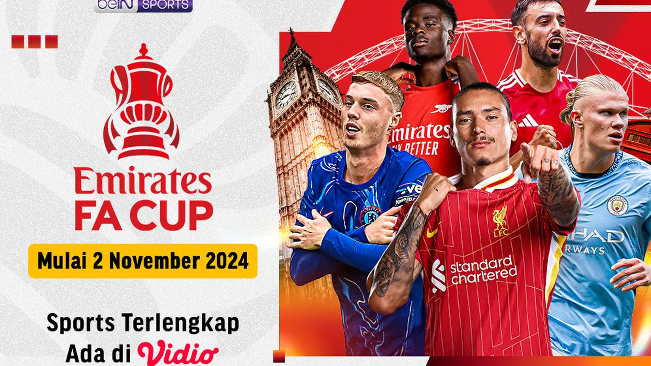 Jadwal Turnamen FA Cup 2024/25: First Round Akhir Pekan di VIdio