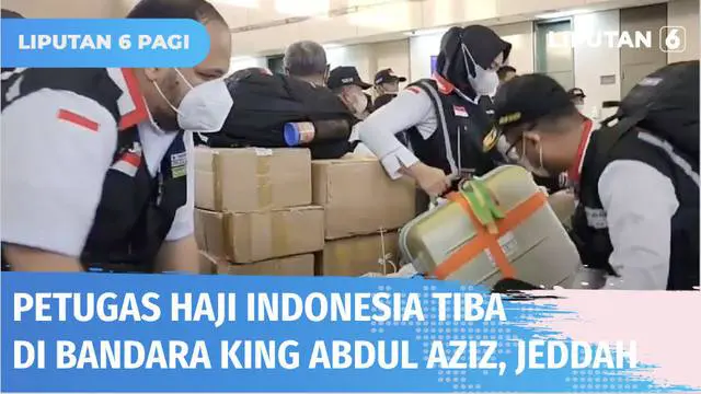 Para Petugas Haji Indonesia tiba di Bandara King Abdul Aziz, Jeddah, Arab Saudi pada Kamis (02/06) sore. Mereka merupakan petugas yang akan bertugas di daerah kerja Bandara Internasional Jeddah dan Madinah, serta petugas daerah kerja Madinah.