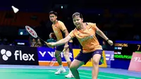 Ganda campuran Indonesia Jafar Hidayatullah/Felisha Alberta Nathaniel Pasaribu melangkah ke babak 16 besar Korea Open 2025.&nbsp;Jafar/Felisha menang mudah atas pasangan Makau Leong Iok Chong/Ng Weng Chi di Suwon Gymnasium, Rabu (24/9).&nbsp;(foto: PBSI)